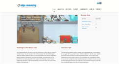 Desktop Screenshot of edgeresourcing.com